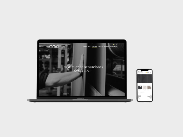 Diseño web Decotec
