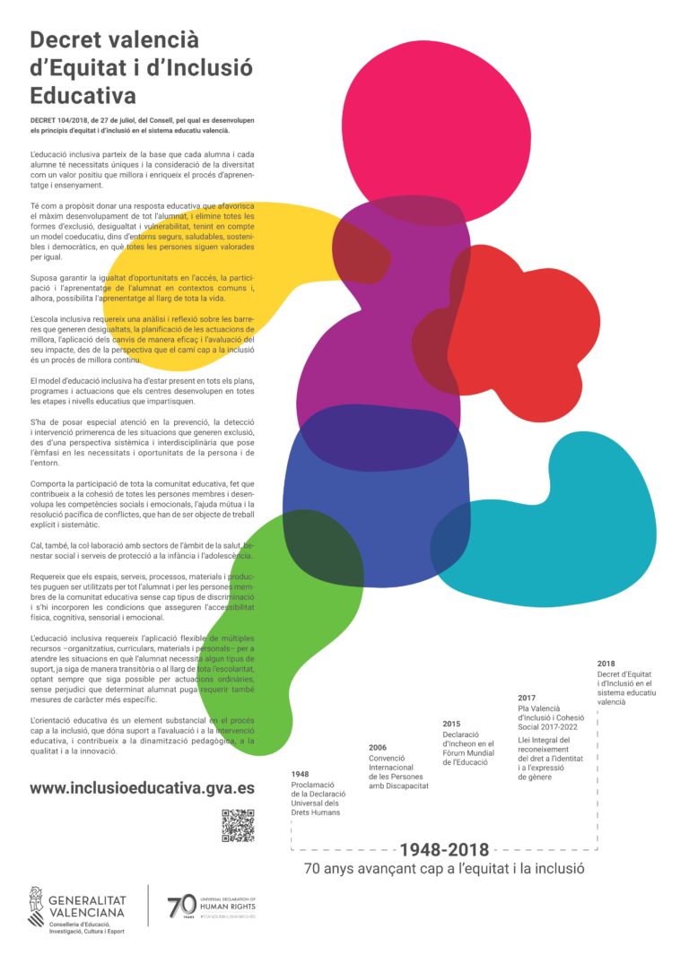 Decret valencià d’Equitat i d’Inclusió Educativa
