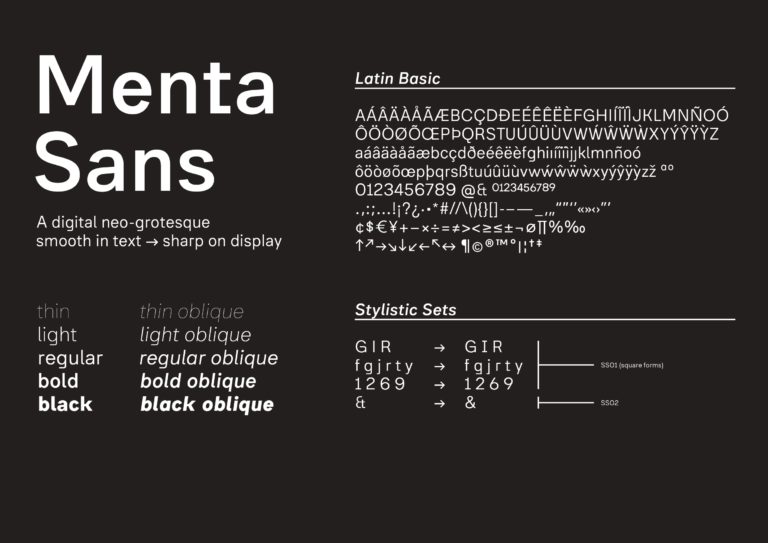 Menta Sans