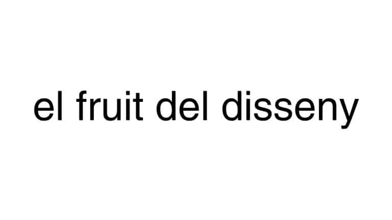 El fruit del disseny