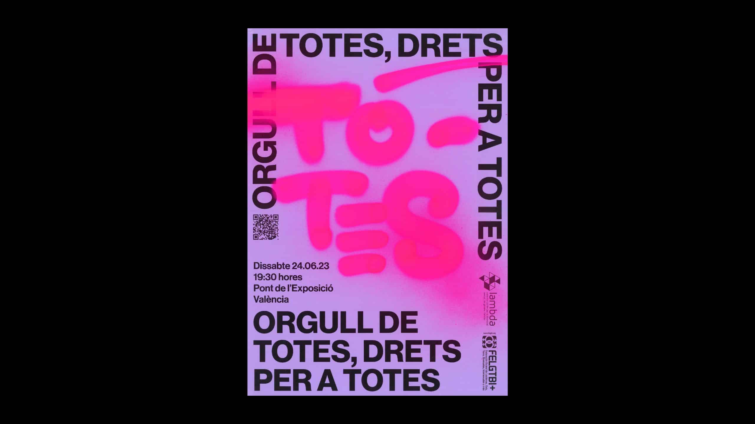 Orgull 2023 – Orgull de totes, drets per a totes